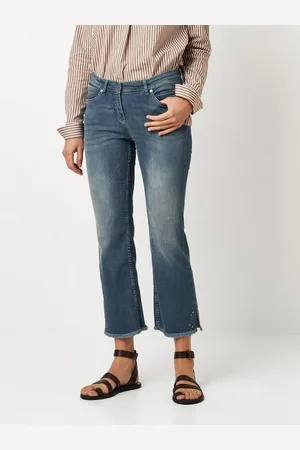 Toni Bootcut-Jeans Perfect Shape mit ausgefransten Säumen - Verkäufer: Fashion