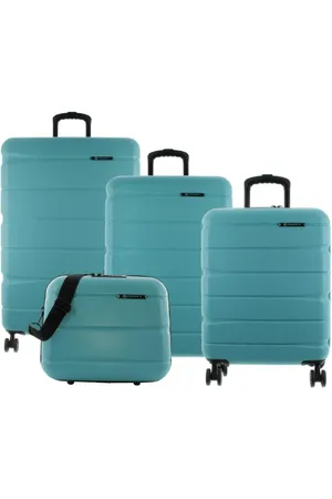 Franky Kofferset A-B-S13 4er Kofferset 55/66/76 mit Beautycase Hartschalenkoffer, 4 Rollen, (4 tlg) - Verkäufer: TOP TWO online