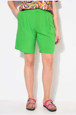 STUDIO UNTOLD Shorts Leinenmix-Bermuda Wide Legs Elastikbund - Verkäufer: Popken Fashion Group