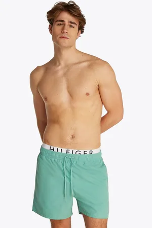 Tommy Hilfiger Badeshorts MEDIUM DRAWSTRING DW mit Bindeband, mit Logoschriftzug