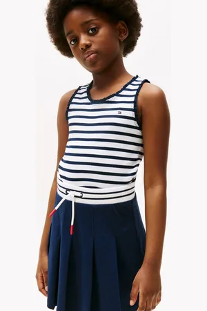 Tommy Hilfiger Tanktop ESSENTIAL RIB LACE TANK TOP mit Spitze, mit Logostickerei