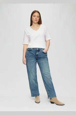 QS by s.Oliver 5-Pocket-Jeans Jeans Catie / Slim Fit / Mid Rise / Straight Leg - Verkäufer: s.Oliver