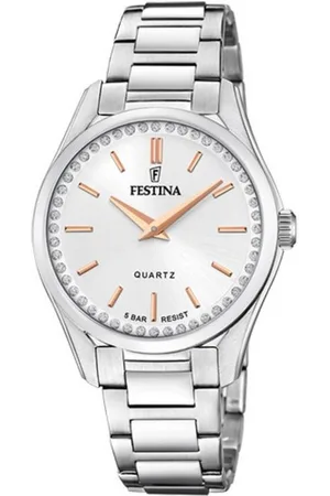 Festina Chronograph Damenuhr F20583/1 Edelstahl rosé - Verkäufer: Juwelier SCHWAHN