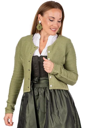 Hammerschmid Trachtenstrickjacke Trachten Strickjacke - LUGANO - hellblau, hellgrün - Verkäufer: Alpenwahnsinn Tracht & Lifestyle