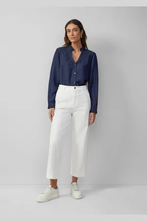 QS by s.Oliver 7/8-Jeans Culotte Suri / Regular Fit / High Rise / Wide Leg / Bügelfalten - Verkäufer: s.Oliver