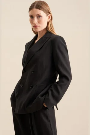 Seidensticker Outdoorbluse Schwarze Rose Blazer Uni
