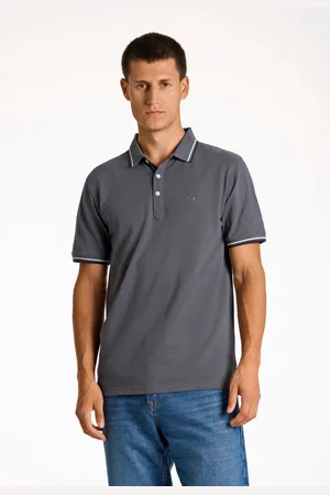 Lindbergh Poloshirt mit Logo-Stickerei und abgesetzten Bündchen