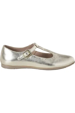 Vertbaudet Mädchen Leder-Ballerinas in Metallic-Optik Ballerina - Verkäufer: