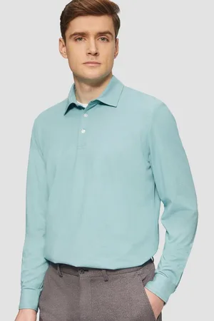 QS by s.Oliver Langarmshirt Langärmeliges Poloshirt aus feinem Piqué Logo - Verkäufer: s.Oliver