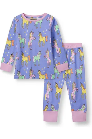 Småfolk Pyjama Einhörner Hergestellt aus organischem und dehnbarem Baumwolljersey - Verkäufer: GoJungo GmbH