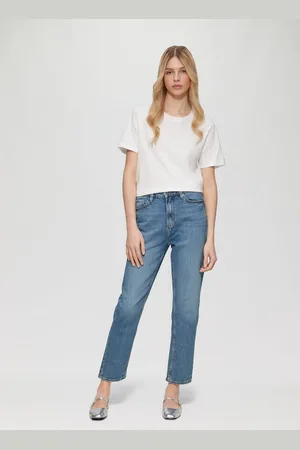 QS by s.Oliver 7/8-Hose Ankle-Jeans Tizie / Slim Fit / High Rise / Tapered Leg / Inch Sizes - Verkäufer: s.Oliver