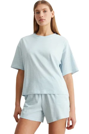 Marc O’ Polo Shorty Mix & Match Cotton (2 tlg) mit fein gestreiftem Design
