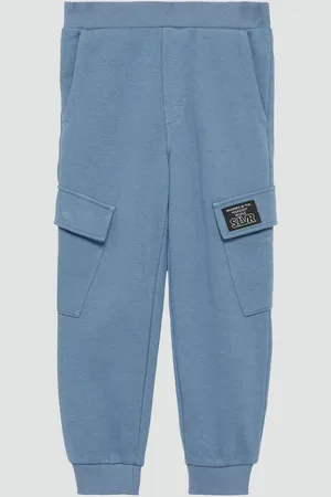 QS by s.Oliver Leggings Jogpants aus Sweat mit Cargotaschen Rippbündchen - Verkäufer: