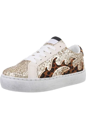 Ital-Design Damen Low-Top Freizeit Sneaker (88930560) Flach Sneakers Low in Gold - Verkäufer: