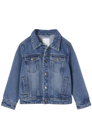 Vertbaudet Blouson Jungen Jeansjacke mit Steppnähten - Verkäufer: