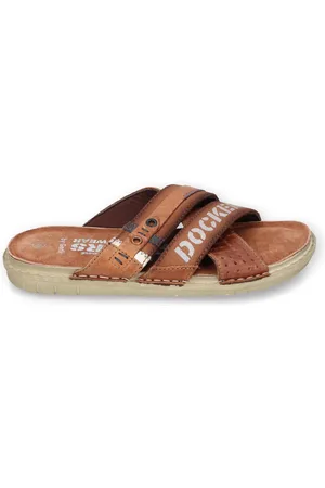Dockers Pantolette, Sommerschuh, Schlappen mit Kreuzbandage