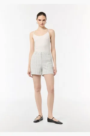 Comma, Chinoshorts Bouclé-Jerseyshorts mit Metallic-Garn - Verkäufer: s.Oliver