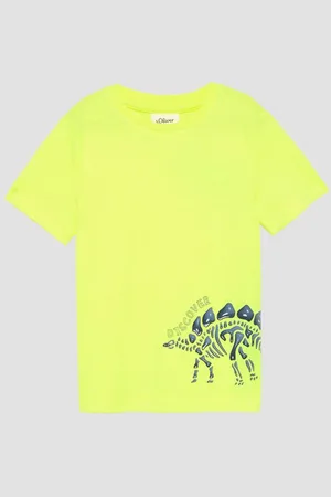 QS by s.Oliver Kurzarmshirt Weiches Baumwoll-T-Shirt mit Silicon-Print - Verkäufer: