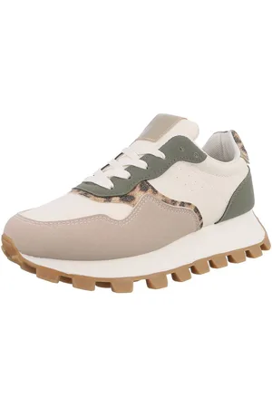 Ital-Design Damen Low-Top Freizeit Sneaker (88930529) Keilabsatz/Wedge Sneakers Low in Grün - Verkäufer: