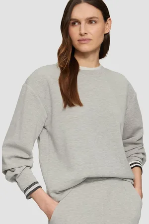 QS by s.Oliver Sweatshirt Scuba-Sweatshirt aus Modalmix mit Faltendetail - Verkäufer: