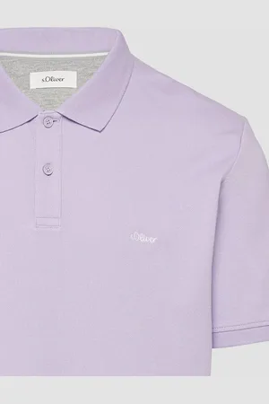 QS by s.Oliver Kurzarmshirt Poloshirt aus Baumwollpiqué Stickerei - Verkäufer: