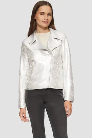 QS by s.Oliver Funktionsjacke Bikerjacke in Veloursleder-Optik - Verkäufer: