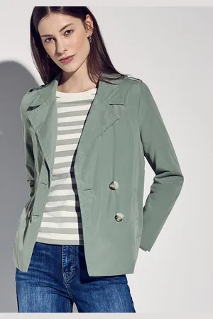 Street one Trenchcoat doppelreihig und mit Reverskragen