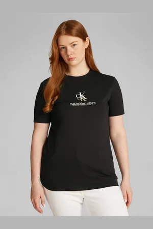 Calvin Klein T-Shirt PLUS SHADOW GRAPHIC REGULAR TEE in großen Größen