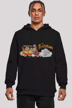 F4NT4STIC Sweatshirt Die Familie Feuerstein Family Car Distressed Herren,Premium Merch,Slim-Fit,Kapuzenpullover,Bedruckt