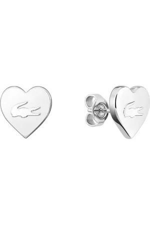 Lacoste Paar Ohrstecker Schmuck Geschenk Edelstahl Ohrringe LOVE MY CROC, 2040421