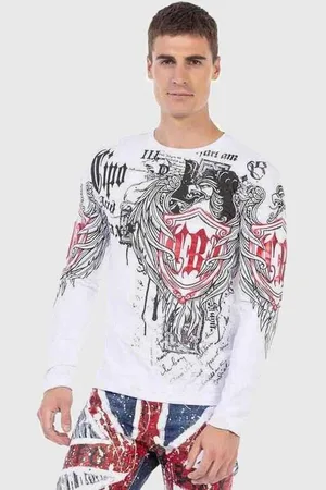 Cipo & Baxx Sweater Sweatshirts mit trendigen Print