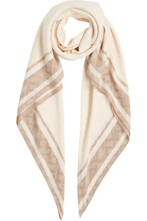 Tommy Hilfiger Halstuch ELEVATED CHIC TEXTURE SQUARE, Hochwertiges Seidengemisch, Streifendetails, Monogramprint