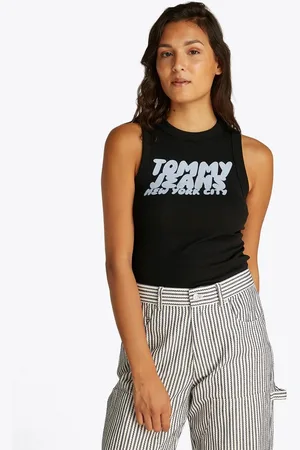 Tommy Hilfiger Tanktop TJW SLIM SH TJ BUBBLE TANK mit Logodruck