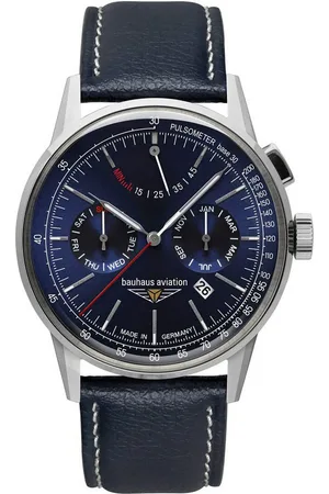 Bauhaus Automatikuhr G38 Automatic Power Reserve 2362-3, Armbanduhr, Herrenuhr, Made in Germany, Mechanische Uhr, Lederarmband