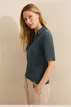 CECIL Poloshirt aus reiner Baumwolle