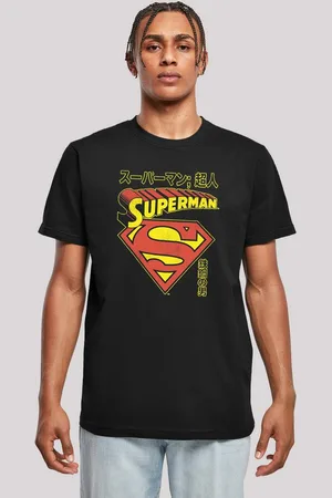 F4NT4STIC T-Shirt DC Comics Superman Shield Herren,Premium Merch,Regular-Fit,Basic,Bedruckt