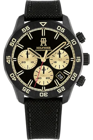 Tommy Hilfiger Chronograph TH85 CARBON 1792182, Quarzuhr, Armbanduhr, Herrenuhr, analog, Tag, Stoppfunktion