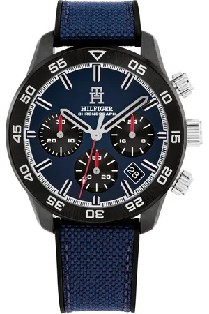 Tommy Hilfiger Chronograph TH85 CARBON 1792183, Quarzuhr, Armbanduhr, Herrenuhr, analog, Tag, Stoppfunktion
