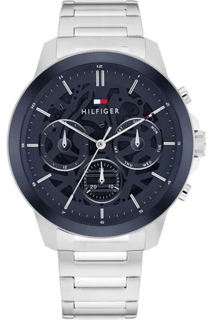 Tommy Hilfiger Multifunktionsuhr HENRY 1710684, Quarzuhr, Armbanduhr, Herrenuhr, Edelstahlarmband, analog