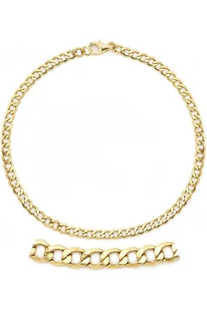 Firetti Goldarmband Schmuck Geschenk Gold 333 Panzerkettengliederung, ca. 3,6 mm breit, Made in Germany