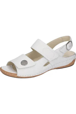 Waldläufer HELIETT Sandale, Sommerschuh, Sandalette, Keilabsatz, mit Klettverschlüssen, H-Weite