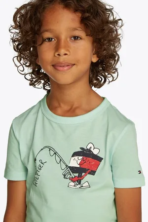 Tommy Hilfiger T-Shirt FLAG FUN TEE SS mit Grafik-Logo