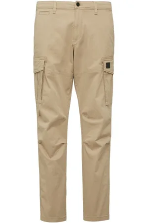 QS by s.Oliver Cargohose mit Garment Dye und Straight Leg