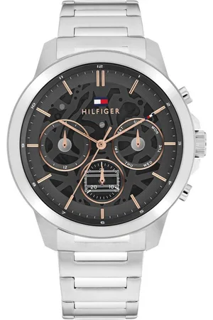 Tommy Hilfiger Multifunktionsuhr HENRY 1710683, Quarzuhr, Armbanduhr, Herrenuhr, Edelstahlarmband, analog