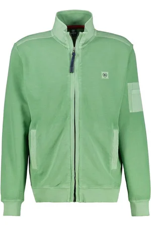 Lerros Sweatjacke mit Logo Stickerei