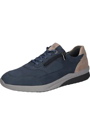 Waldläufer K-Fabian Sneaker mit Reißverschluss, H-Weite, Freizeitschuh, Halbschuh, Schnürschuh