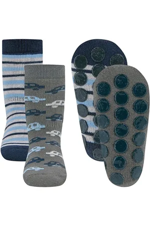 Ewers ABS-Socken Stoppersocken ABS 2er Pack Autos/Ringel (2-Paar) - Verkäufer: Strümpfe GmbH