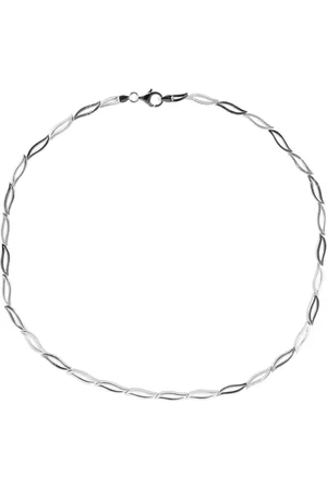 Akzent Silberkette Olea 925/- Echt Silber Halskette "Olea", mattiert, 925/rhodiniert (Einzeln), Damen Kette - Verkäufer: Shaghafi GmbH