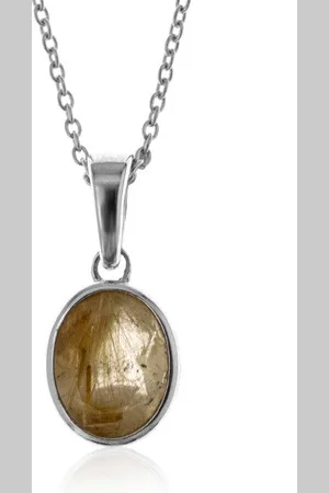 Cavill Silberkette Brasilianischer Rutilquarz Sterling-Anhänger, 1,395ct (1-tlg) - Verkäufer: Juwelo Deutschland GmbH
