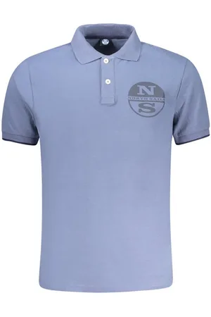 North Sails Poloshirt Herren Kurzarm-Poloshirt Blau mit Kontrastdetails - Verkäufer: Redeve
